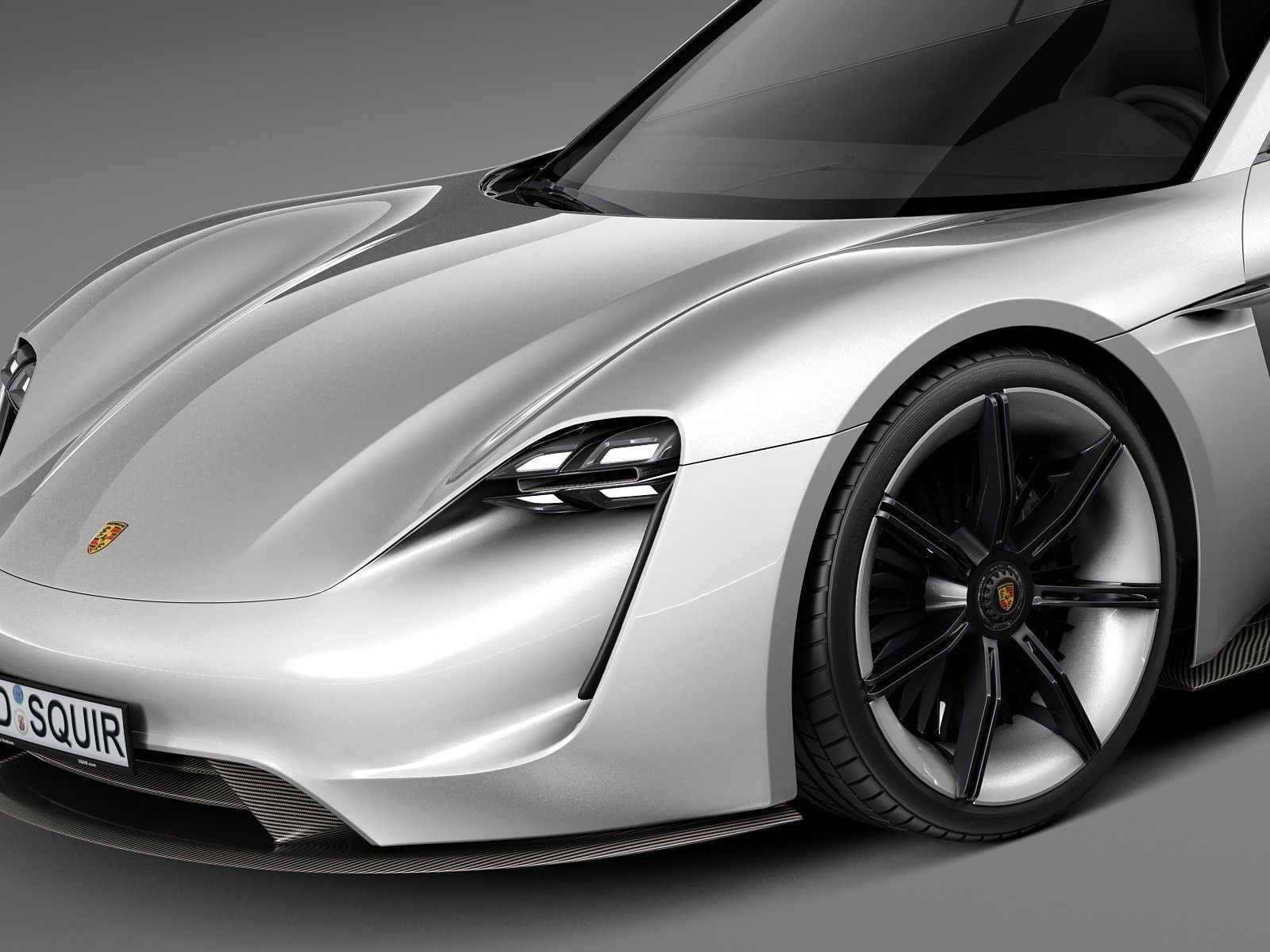 Porsche Mission E Concept 2015 3D model_3