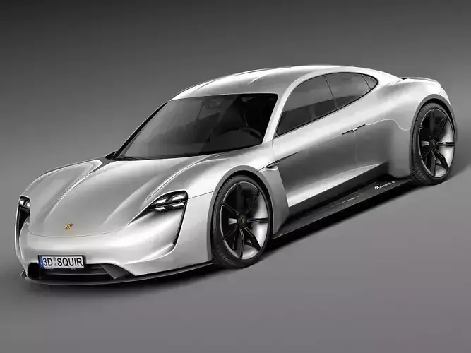 Porsche Mission E Concept 2015 3D model