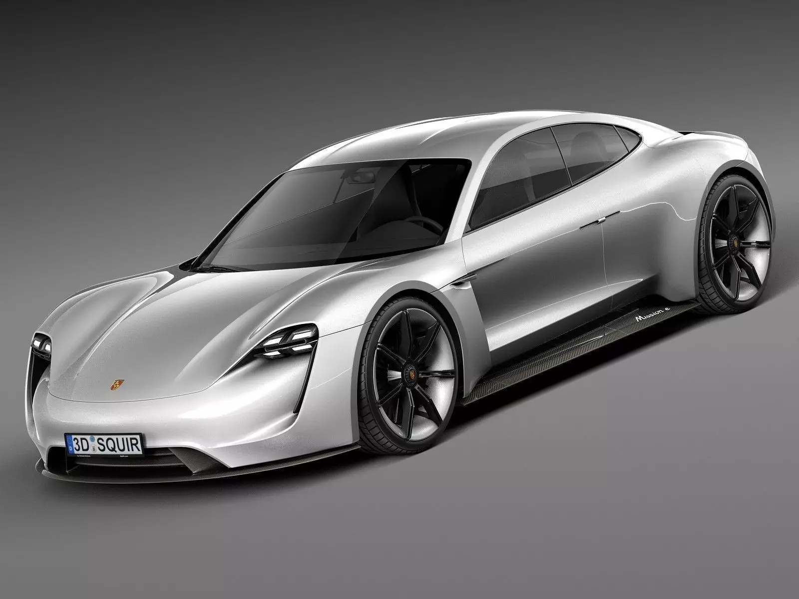 Porsche Mission E Concept 2015 3D model_0
