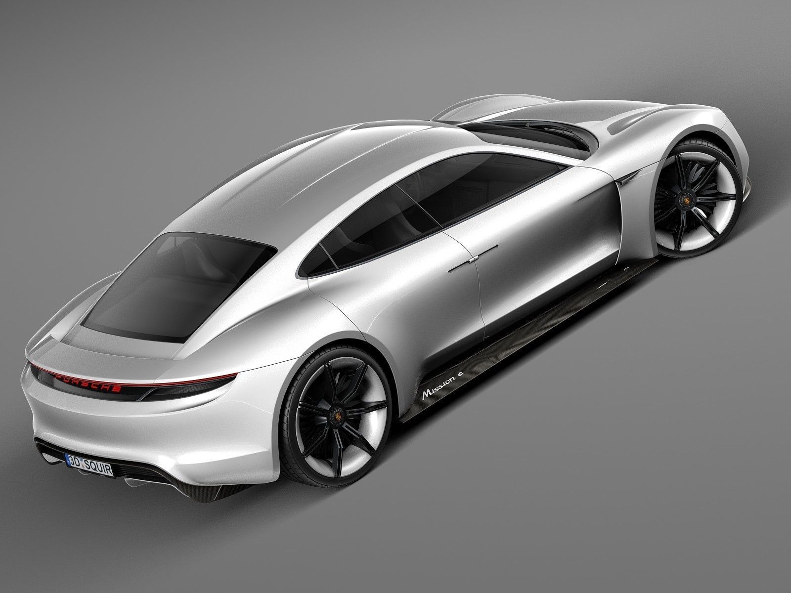 Porsche Mission E Concept 2015 3D model_12