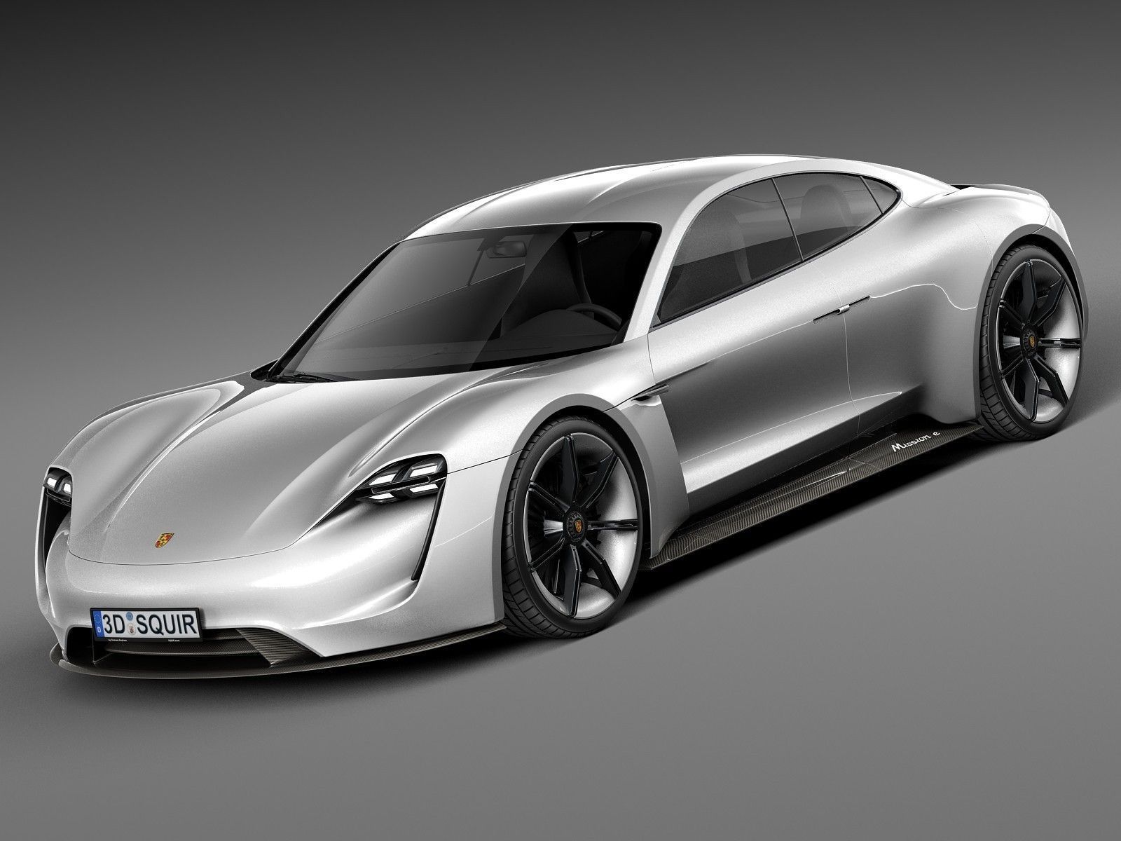 Porsche Mission E Concept 2015 3D Model .max .obj .3ds ...