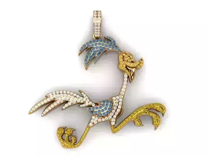 Road runner pendant