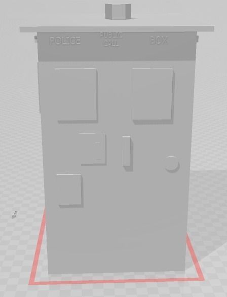Doctor Who Tardis 3D print model_1