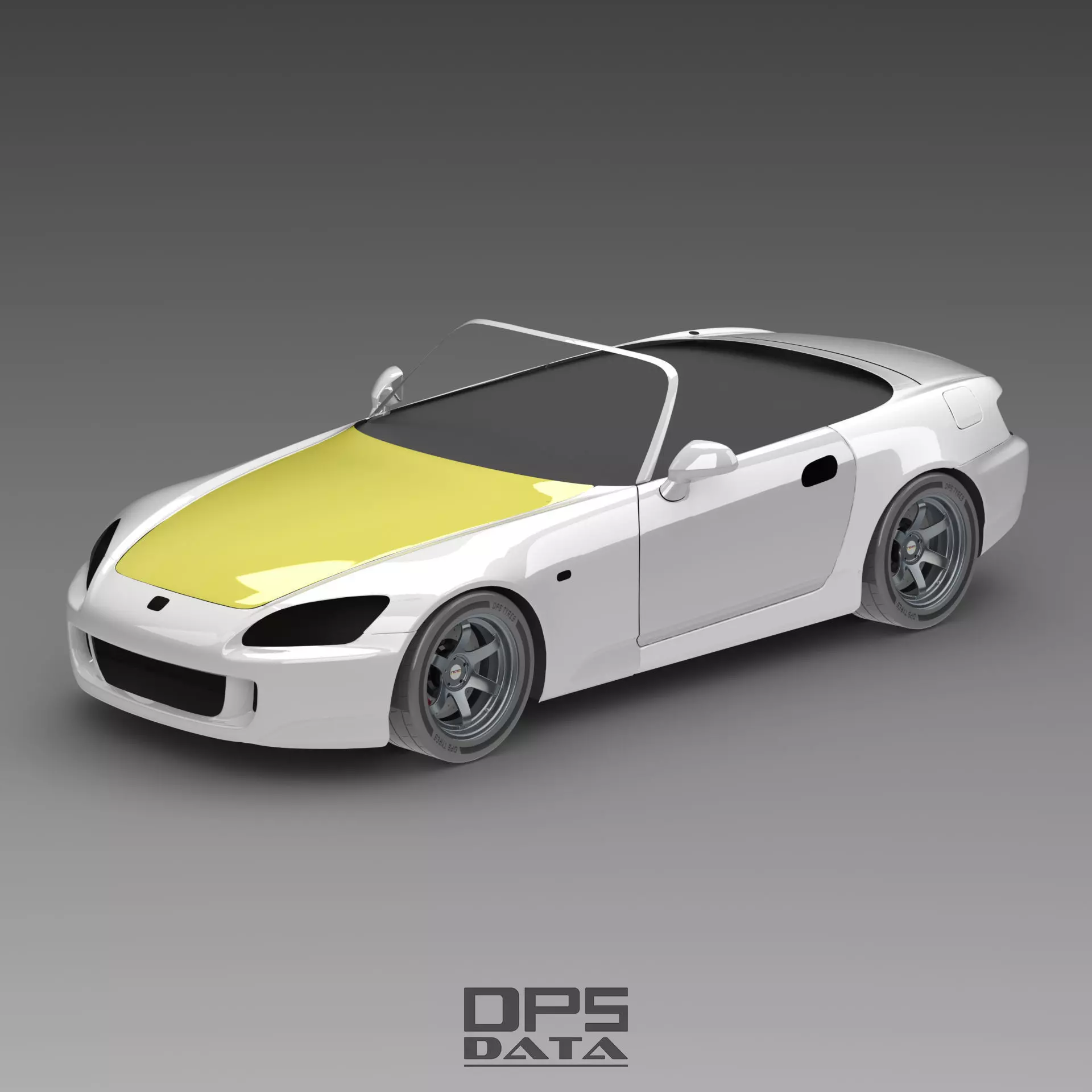 S2000 AP2 Hood Exterior Surface Model - 3D Laser-Scanned 3D model_0