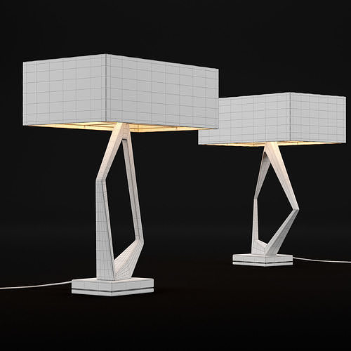 Table lamp 5 3D model 2