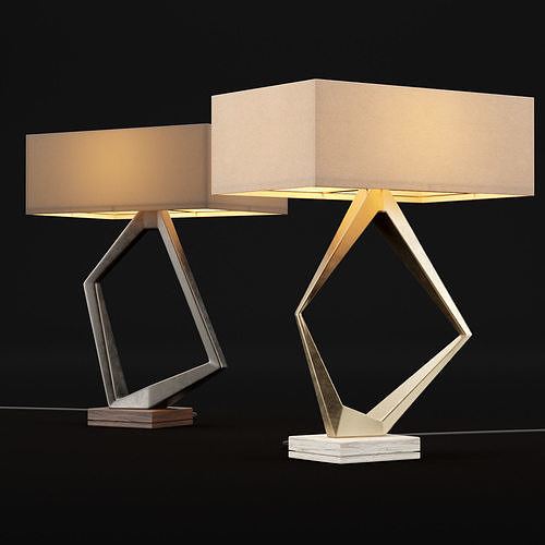 Table lamp 5 3D model 3