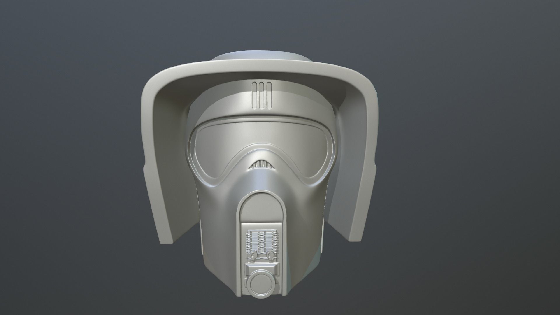 Scout Trooper Helmet Free 3D print model_3