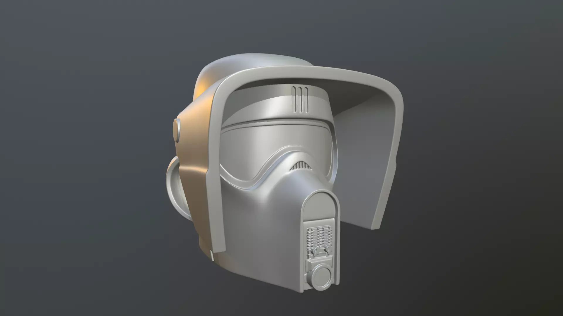 Scout Trooper Helmet Free 3D print model_0