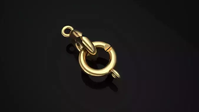 Jewellery Accessories Necklace Clasp  Lock  3D print model