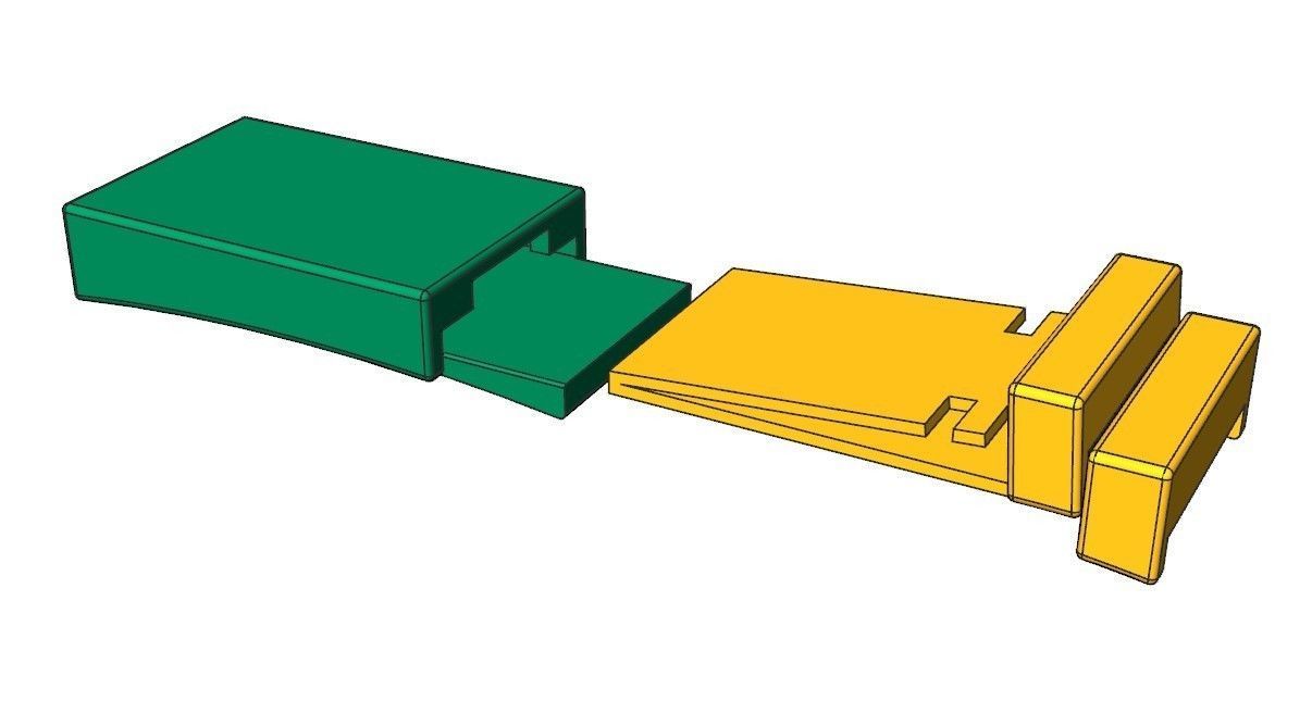 Jewelry Accessories Bracelet Lock  Box 3D print model_4