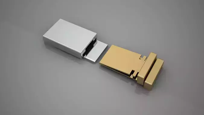 Jewelry Accessories Bracelet Lock  Box 3D print model