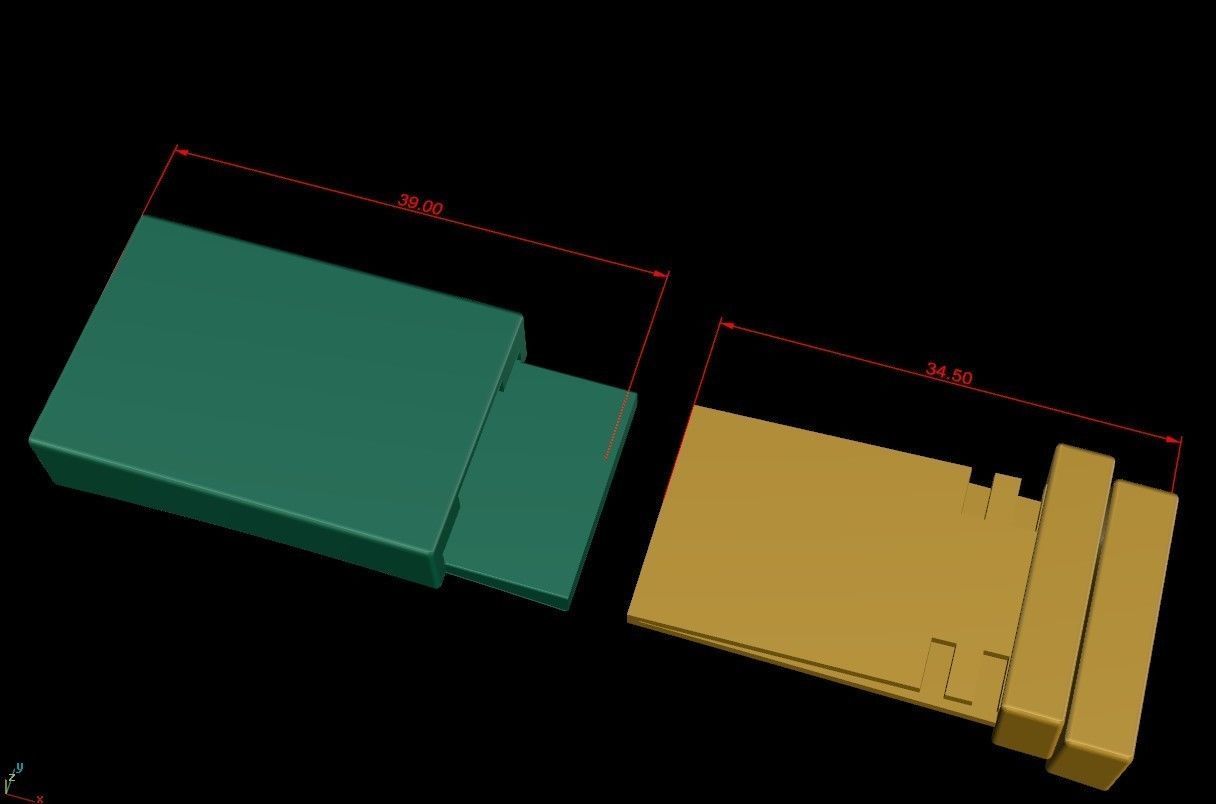 Jewelry Accessories Bracelet Lock  Box 3D print model_9