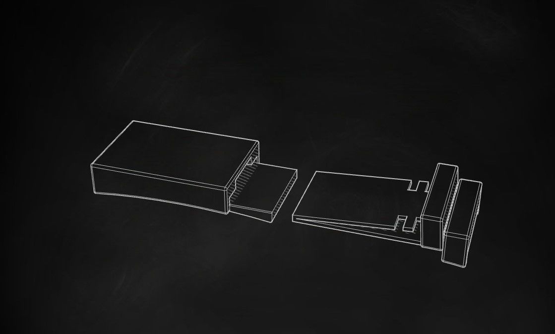 Jewelry Accessories Bracelet Lock  Box 3D print model_7