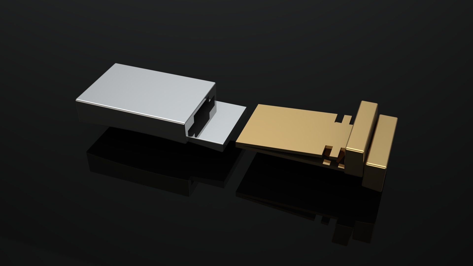 Jewelry Accessories Bracelet Lock  Box 3D print model_2