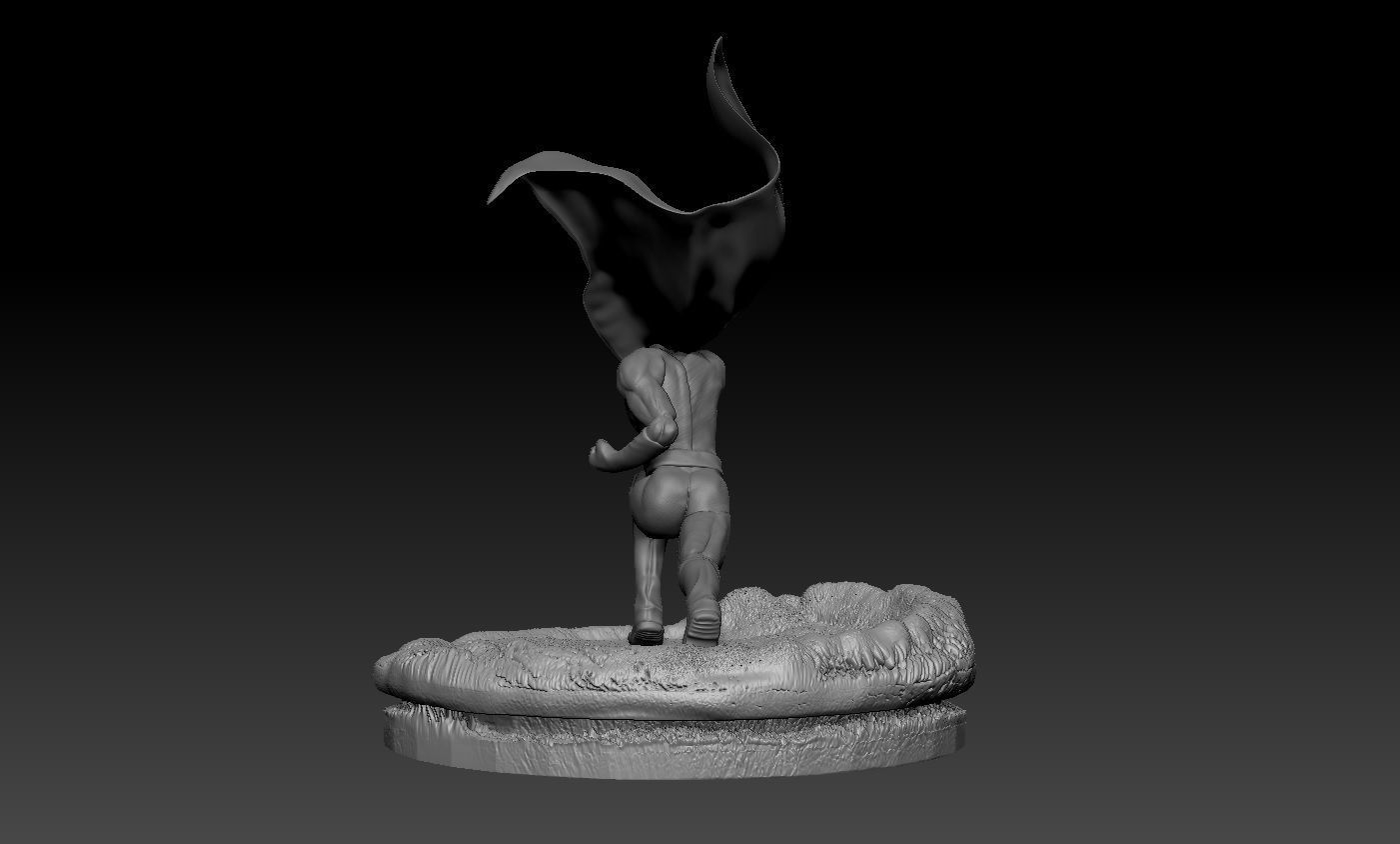 Character - one punch man saitama maji punch figure 3D print model_15