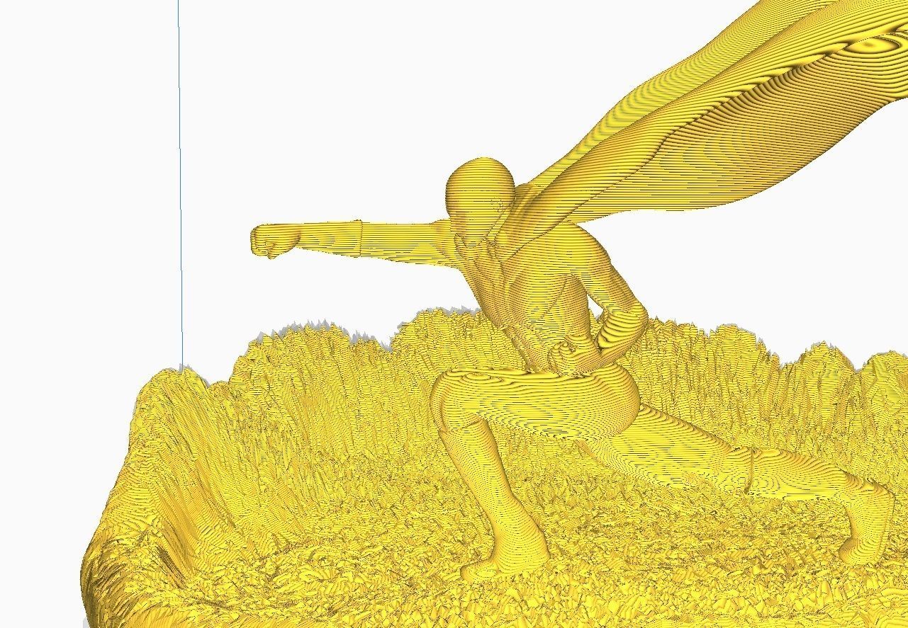 Character - one punch man saitama maji punch figure 3D print model_31