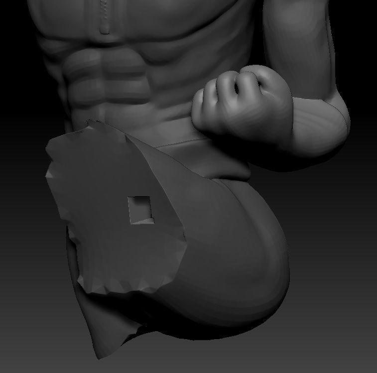 Character - one punch man saitama maji punch figure 3D print model_21