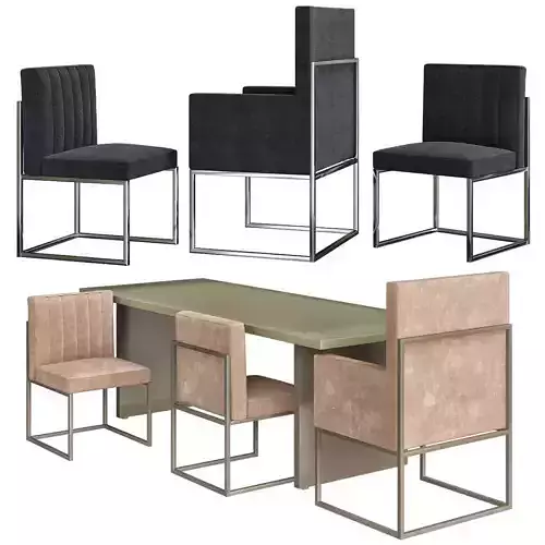 Port Elizabeth Dining Table 3d model