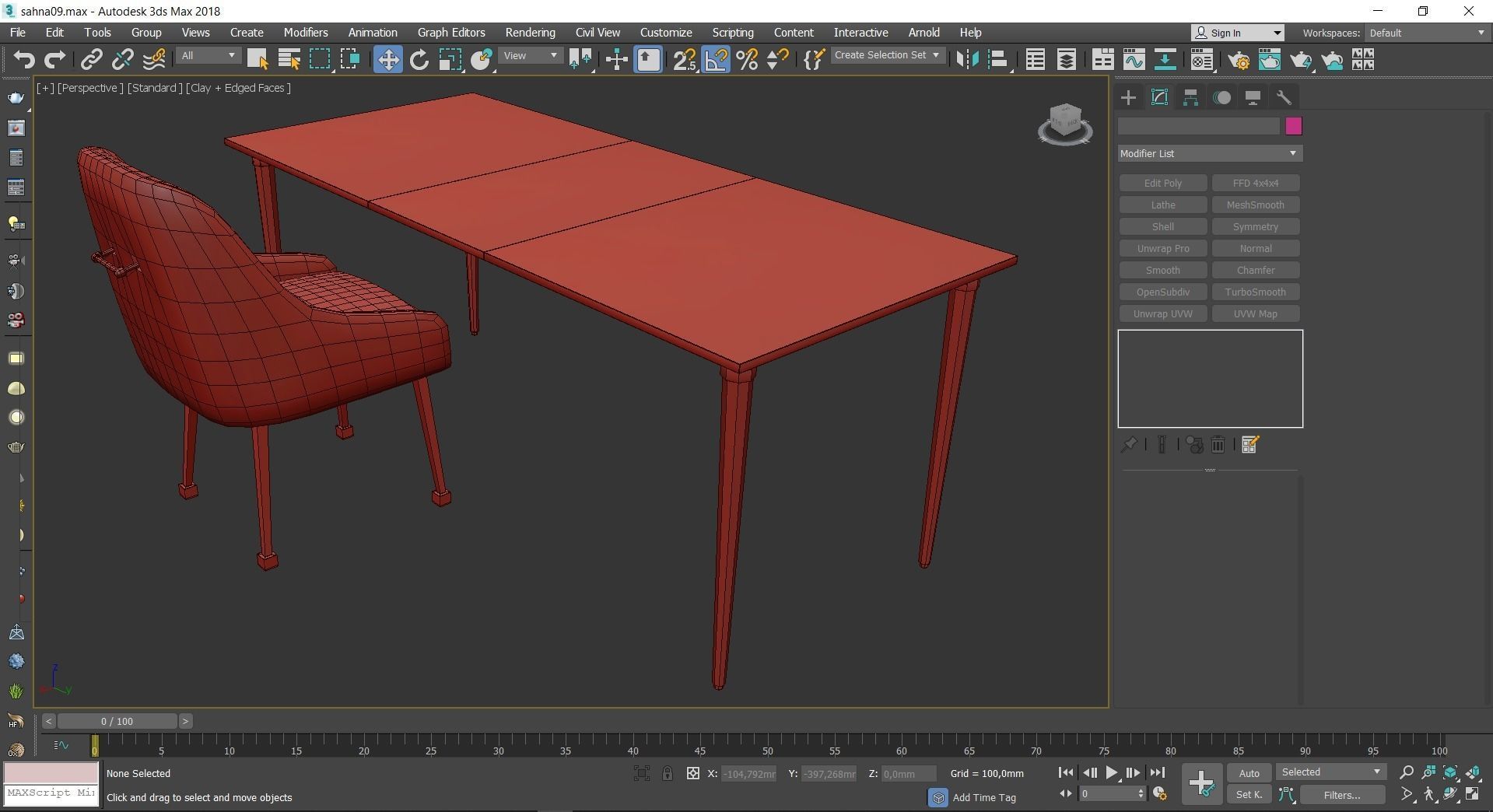 Velvet Elowen Chair 3d model Low-poly 3D model_3