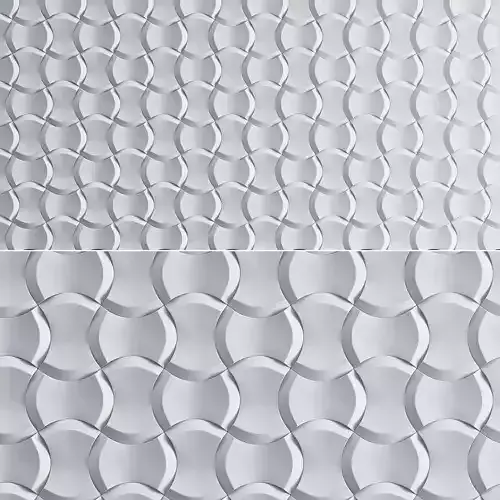 Soft Wedge wall panel 3d model