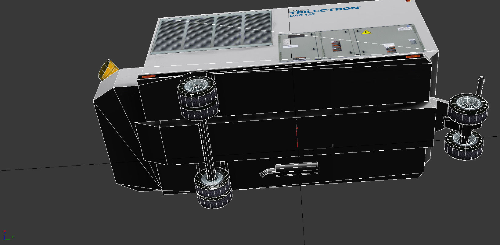 3D model Ground Air Conditioner Unit VR / AR / low-poly rigged | CGTrader