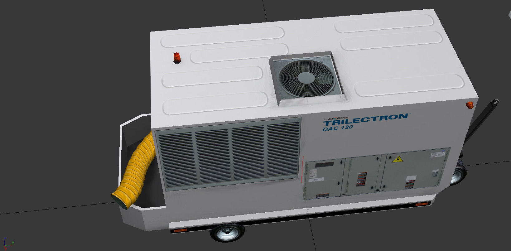 3D model Ground Air Conditioner Unit VR / AR / low-poly rigged | CGTrader