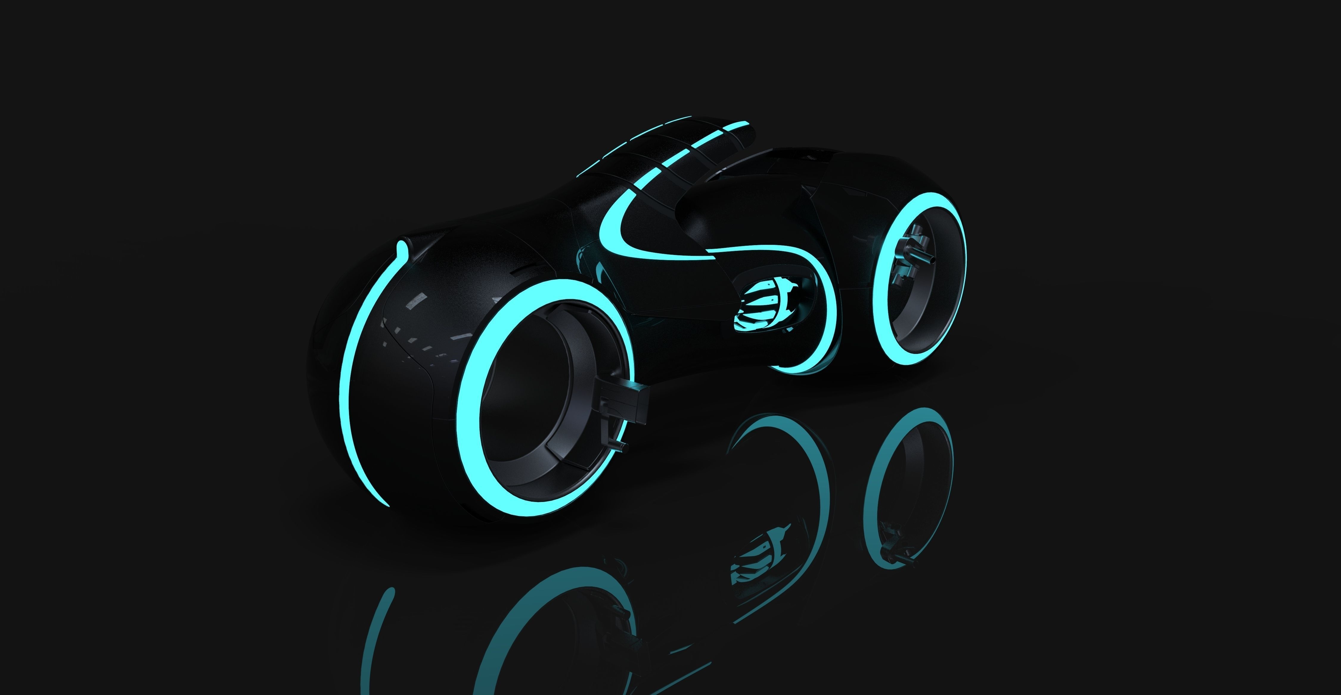 Tron Legacy Lightcycle 3D model_16