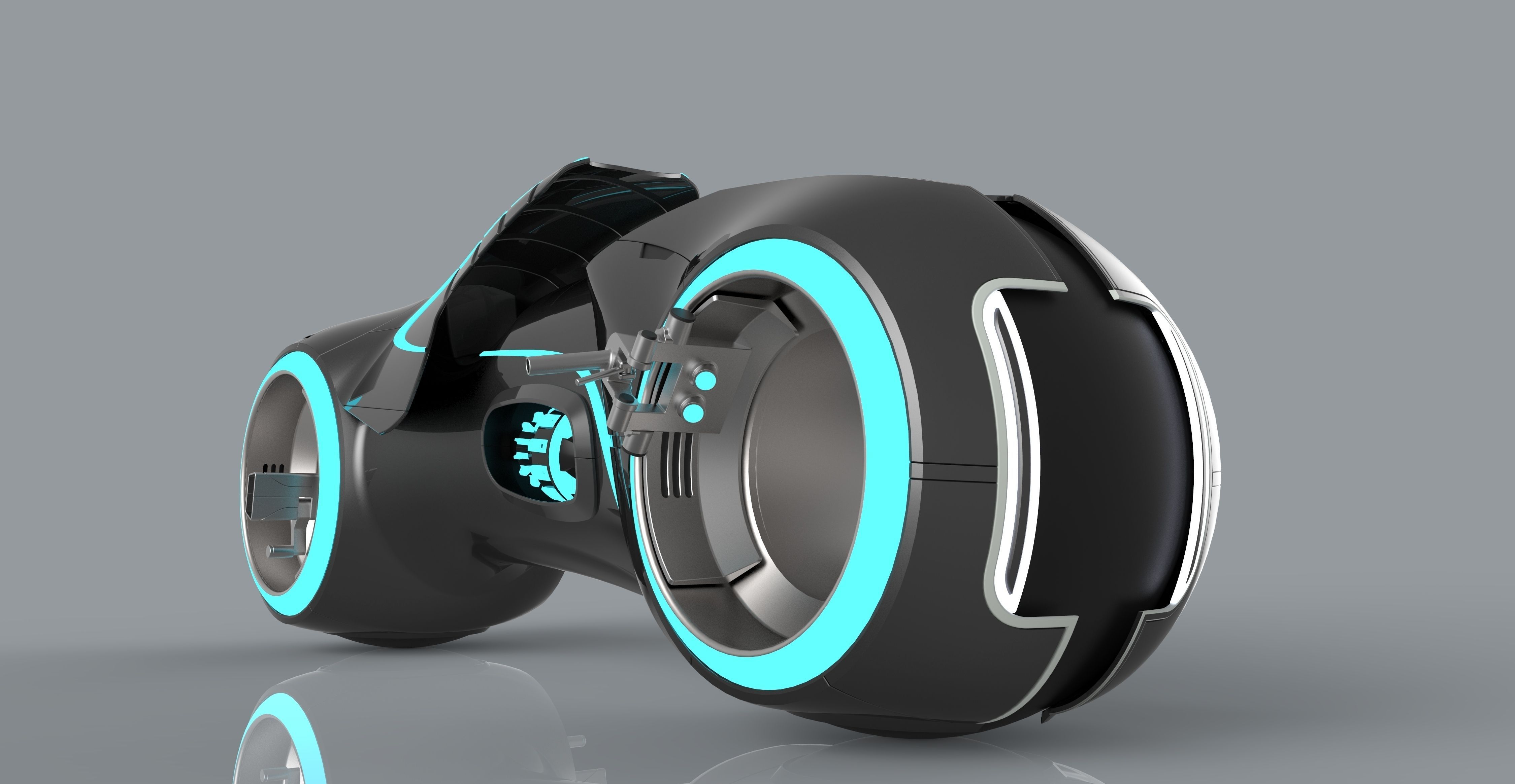 Tron Legacy Lightcycle 3D model_5