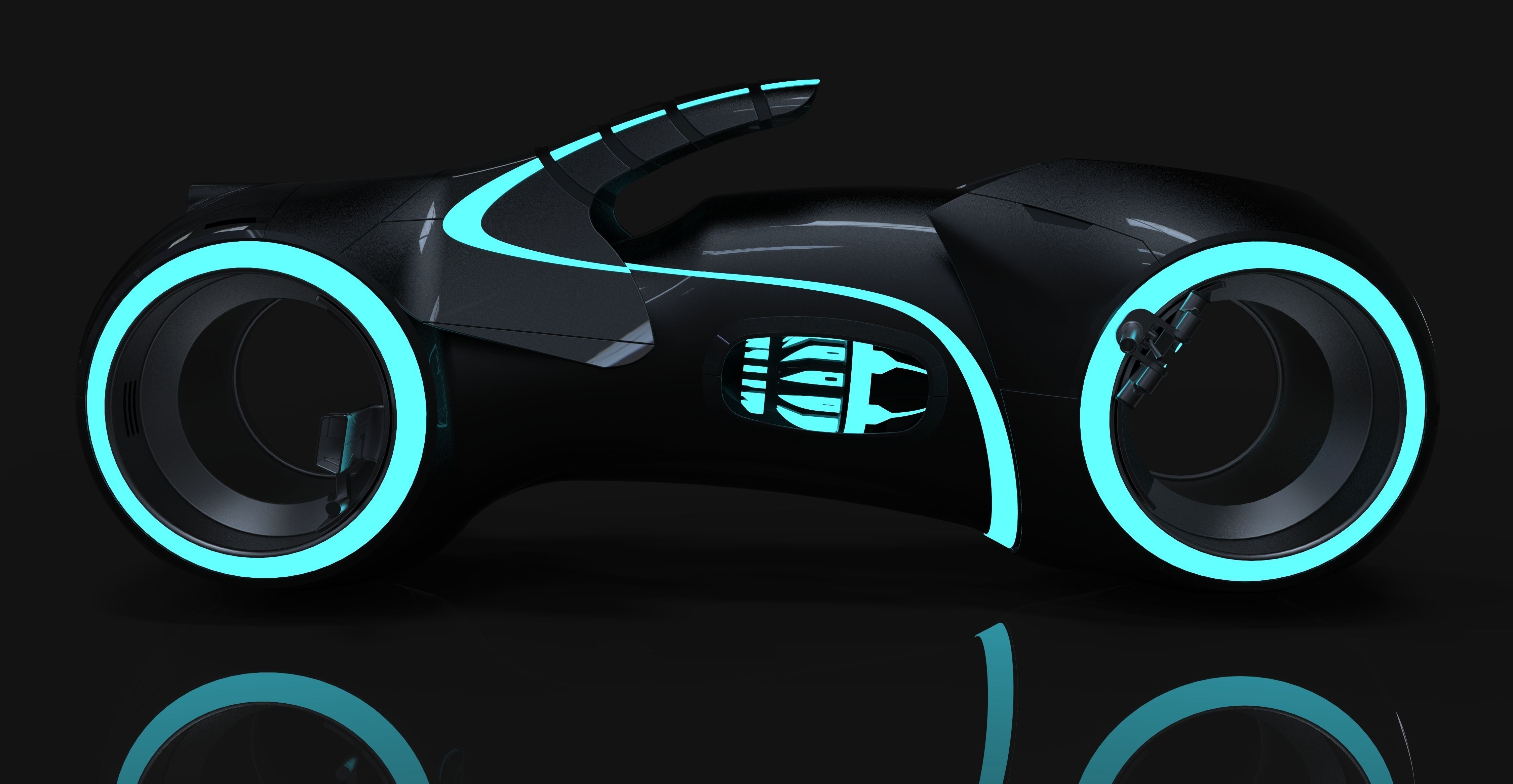 Tron Legacy Lightcycle 3D model_15