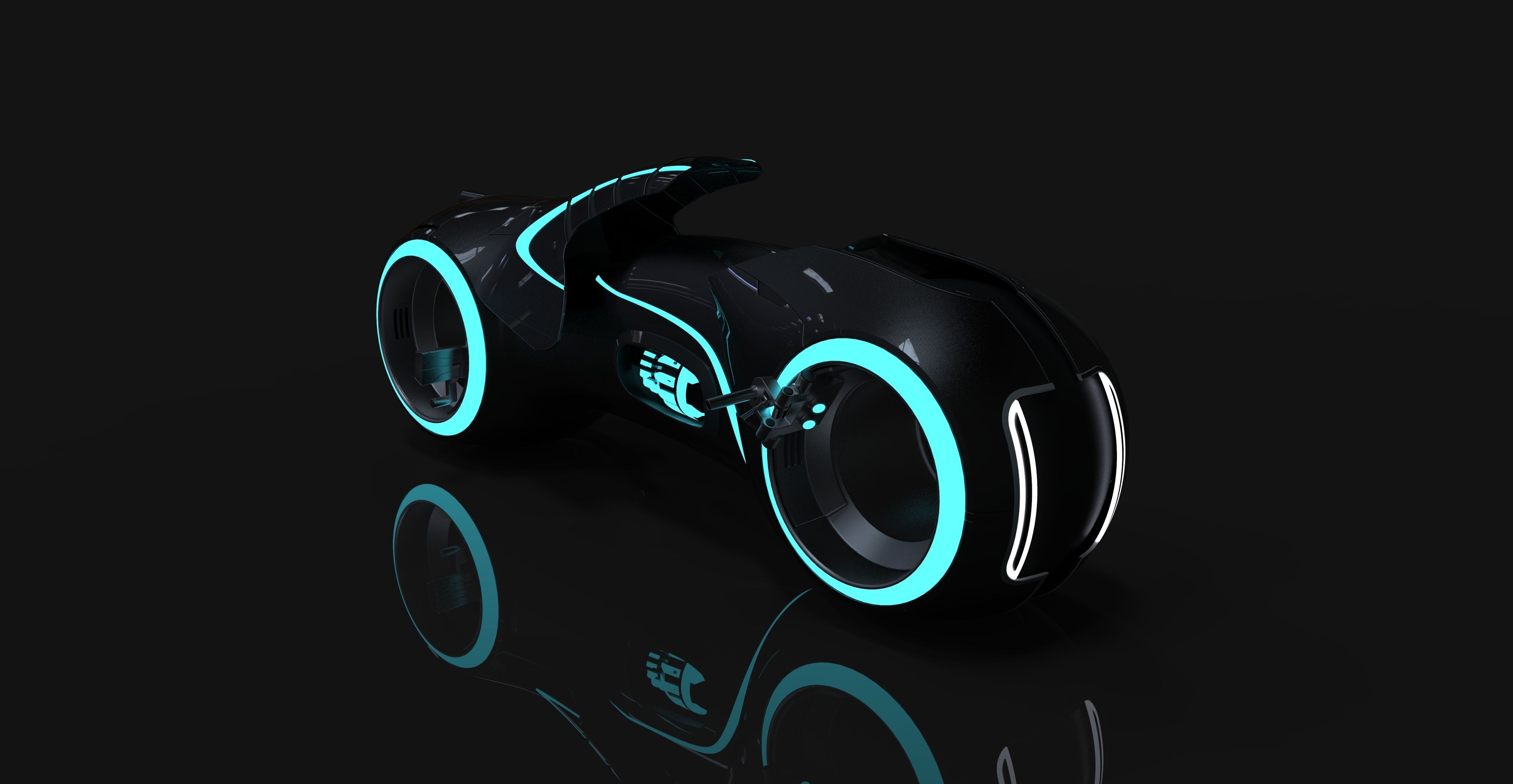 Tron Legacy Lightcycle 3D model_17
