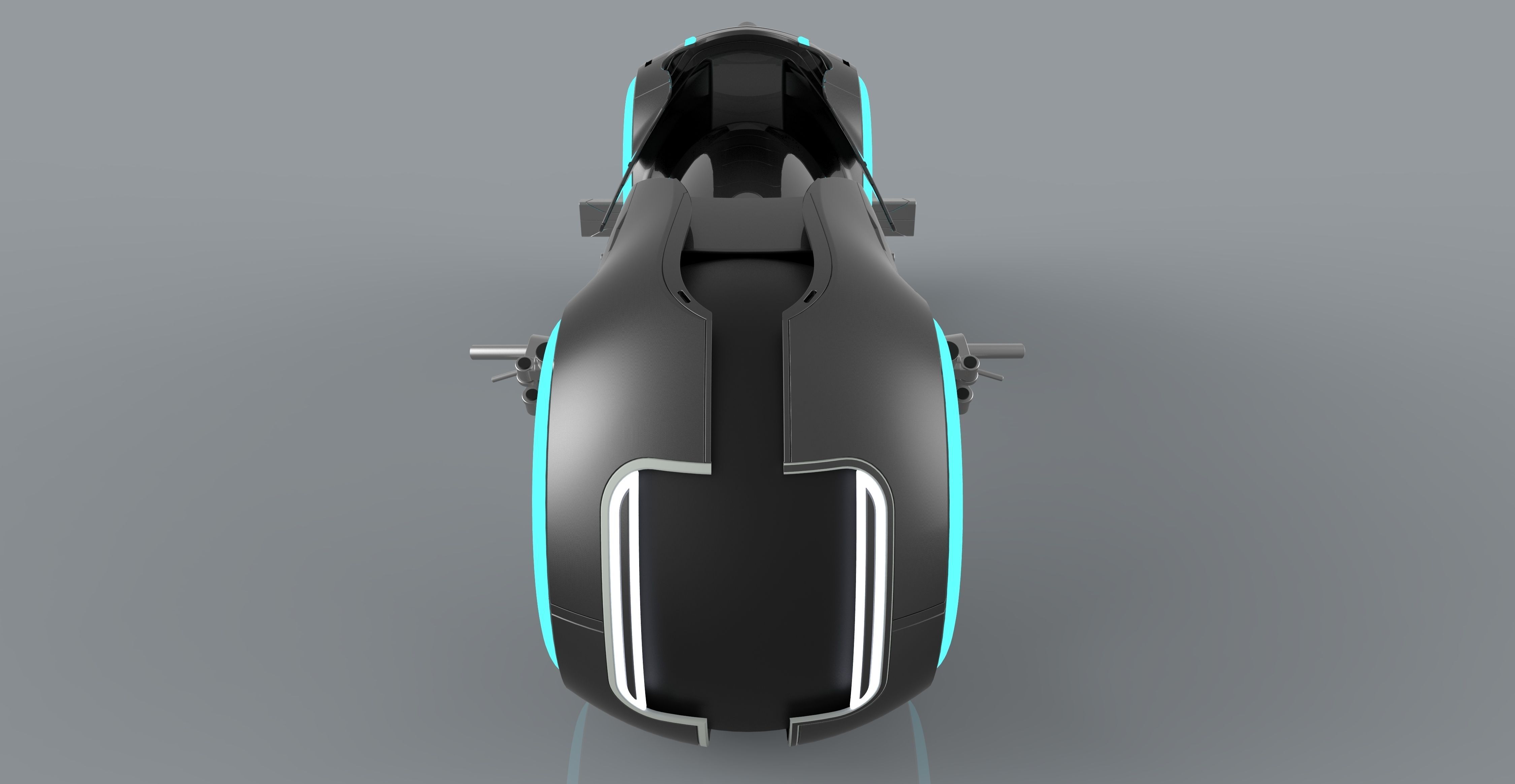 Tron Legacy Lightcycle 3D model_6