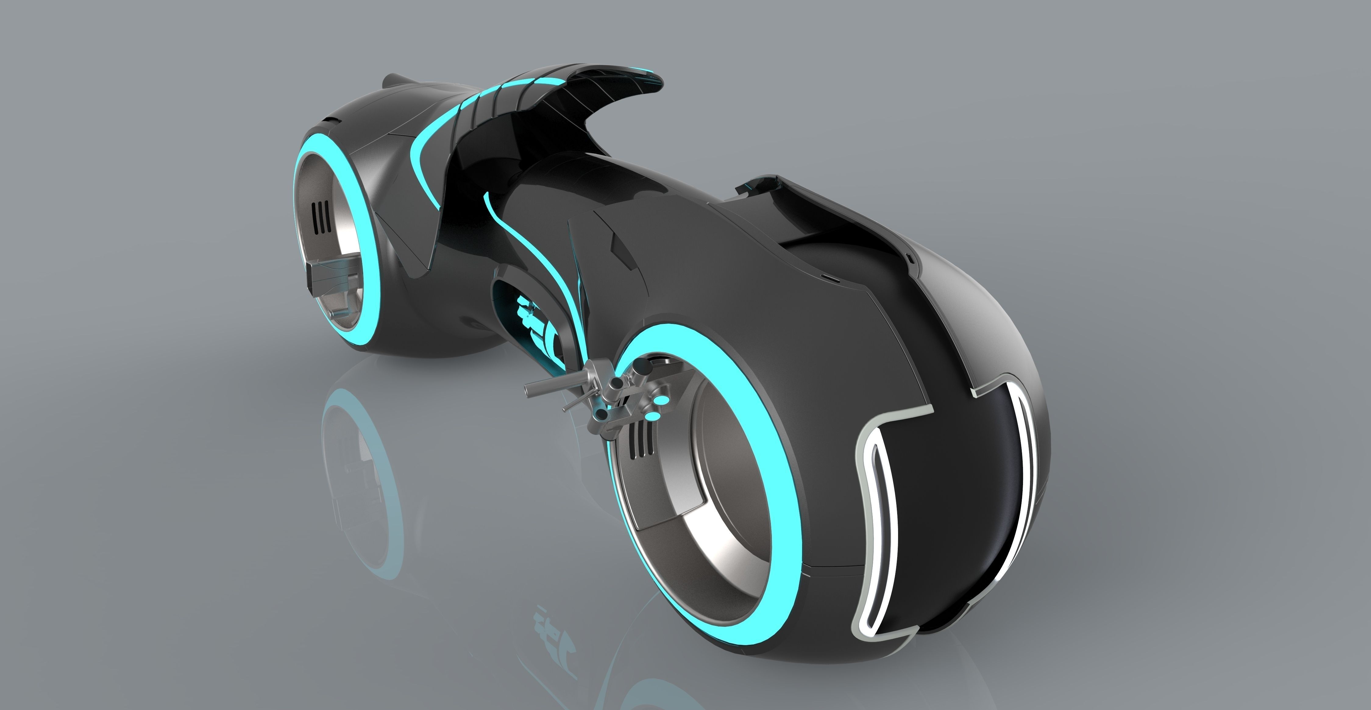 Tron Legacy Lightcycle 3D model_3