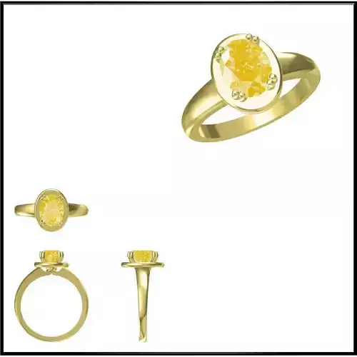 JCD Format  Custom color stone rings cad cam jewelry