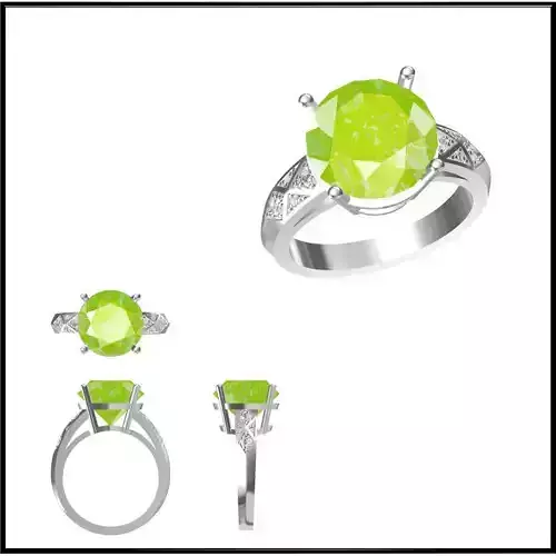 JCD Format  Colored stone engagement rings jewelry cam masters