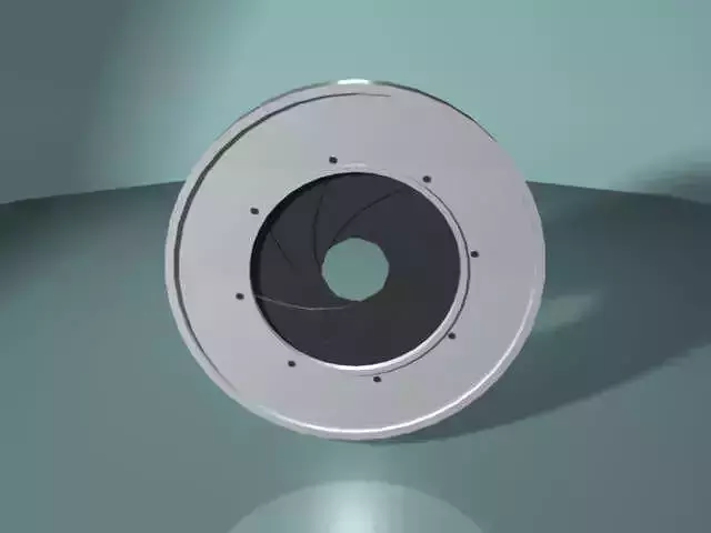 Optical Diaphragm - Camera Shutter 3D model