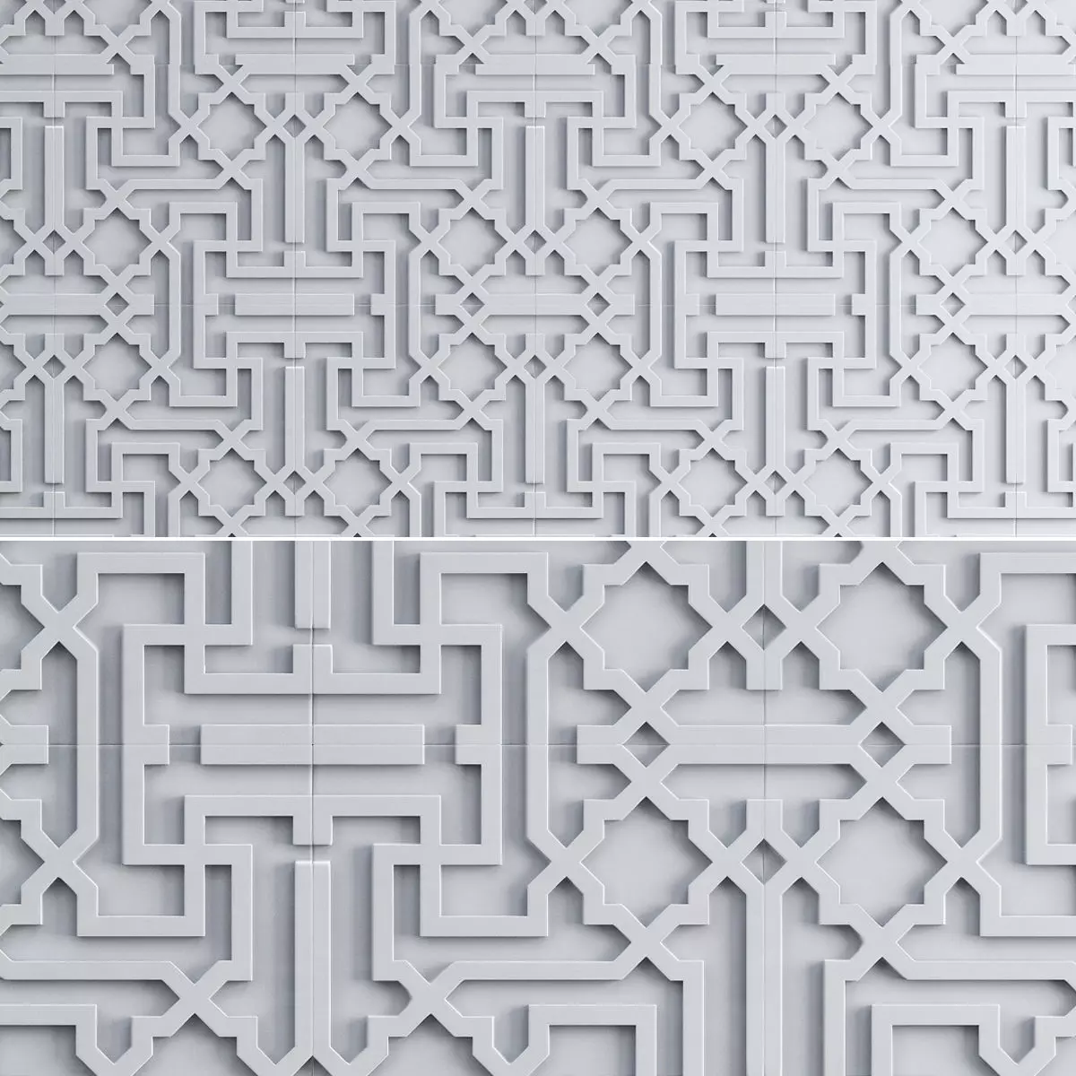 3d Gypsum Panels wall panel 3d model Low-poly 3D model_0