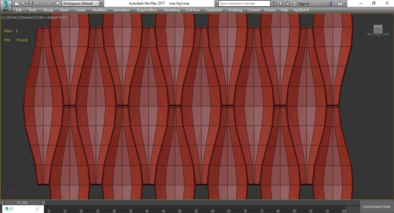 3d Gypsum Panels wall panel 3d model Low-poly 3D model_3