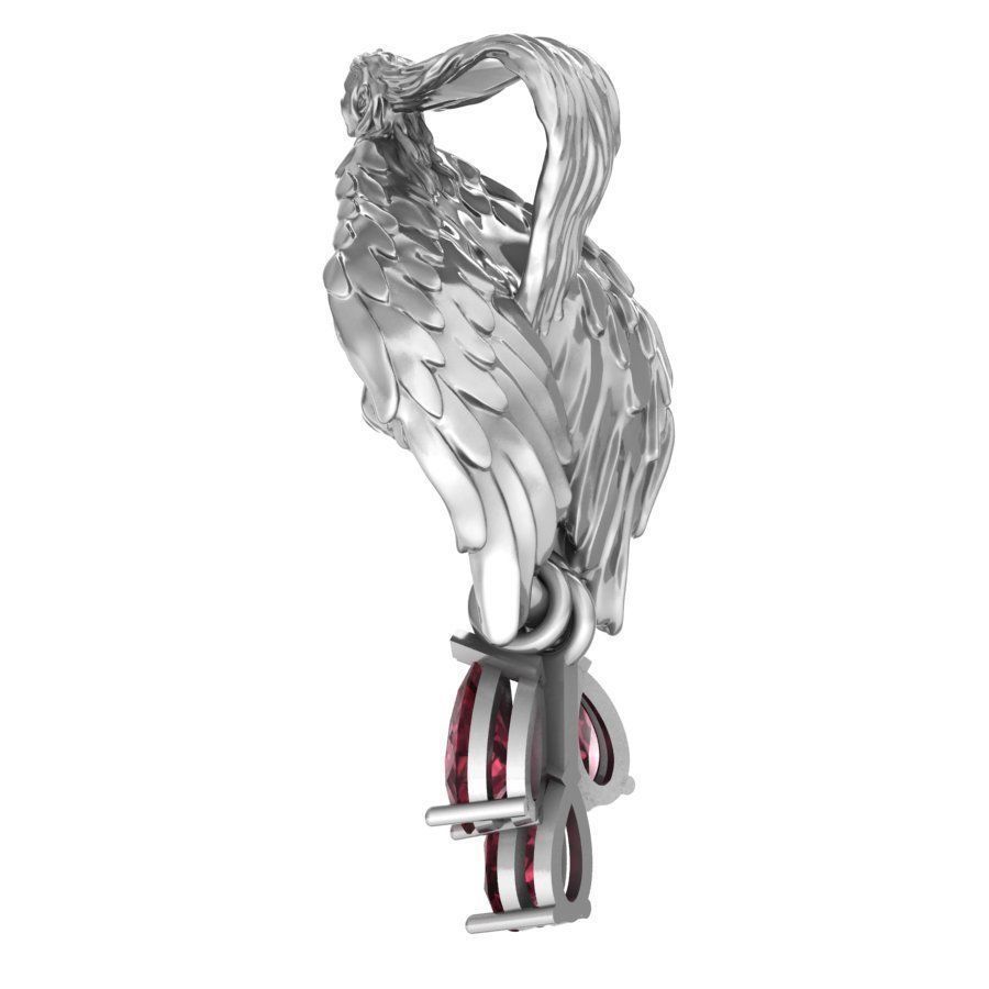 Harpy Pendant  3D print model_7