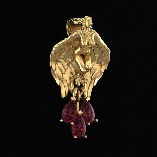Harpy Pendant  3D print model
