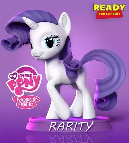 Rarity - Little Pony Fanart 3D print model