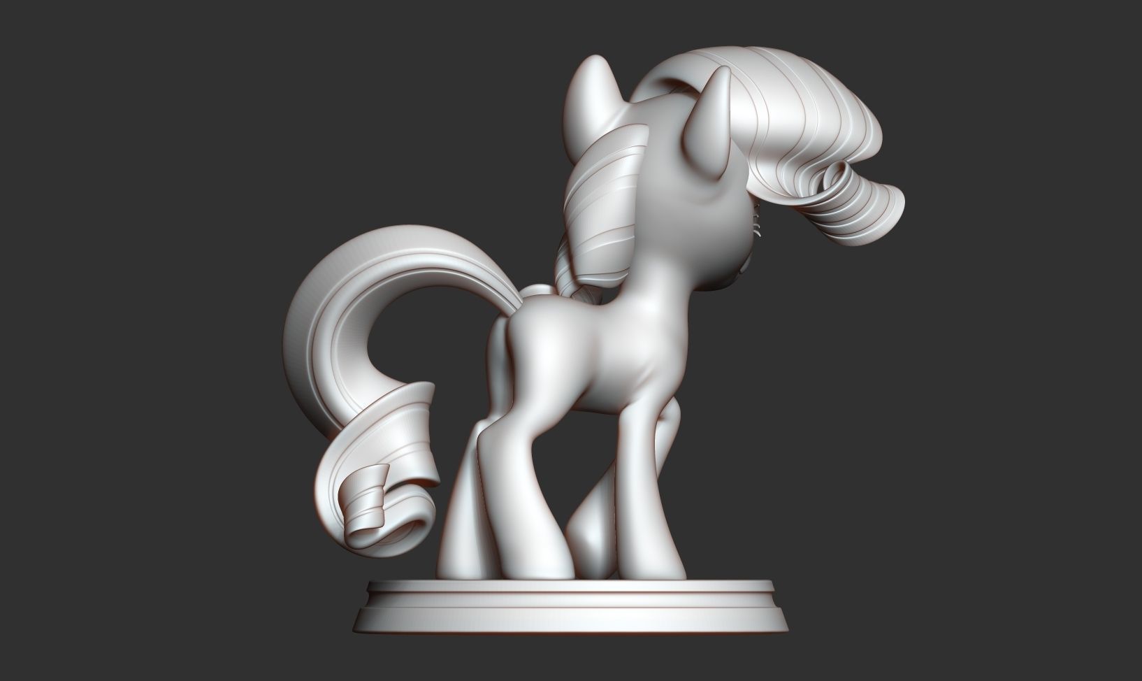 Rarity - Little Pony Fanart 3D print model_10