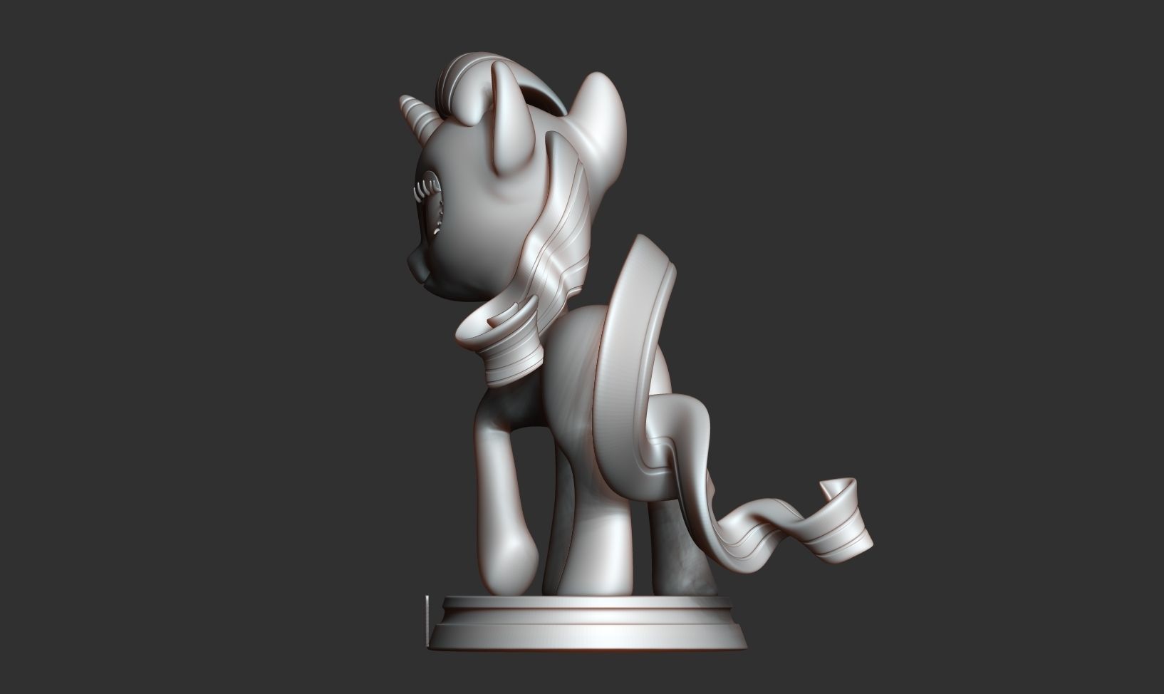 Rarity - Little Pony Fanart 3D print model_12