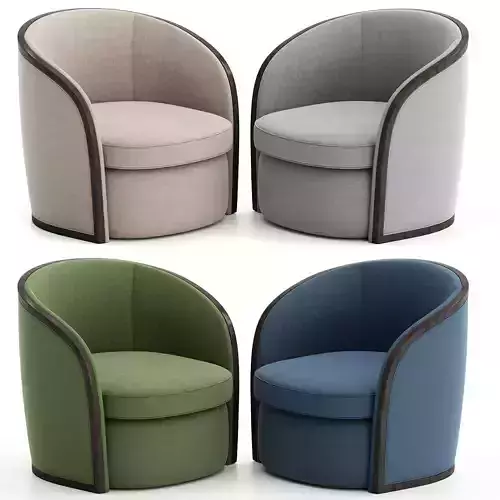 Toby Armchair 3d model Low-poly 3D model