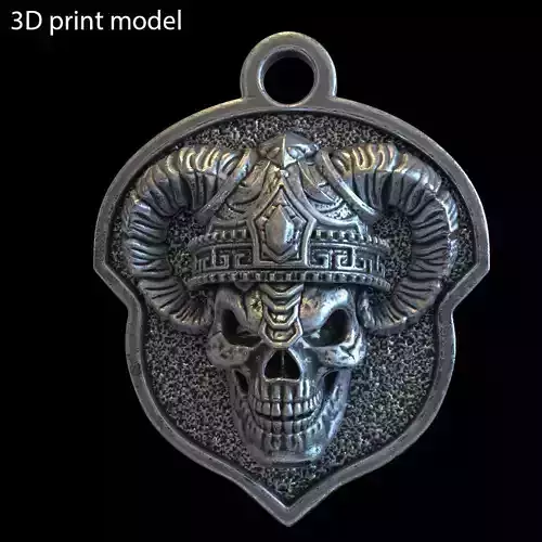  skull  Pendant jewelry Demon vol4  and relief 