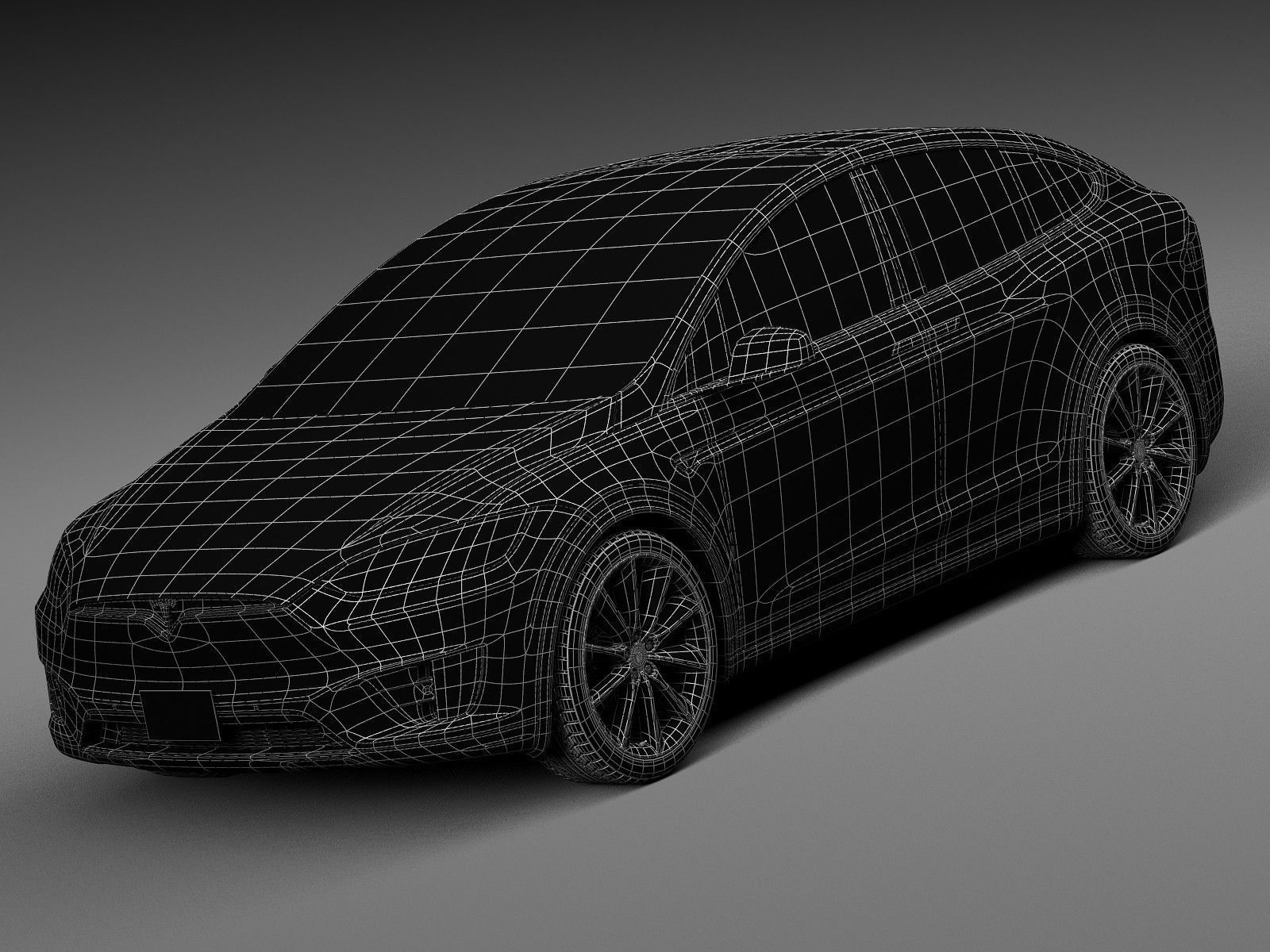 Tesla Model X 2017 3D model_13