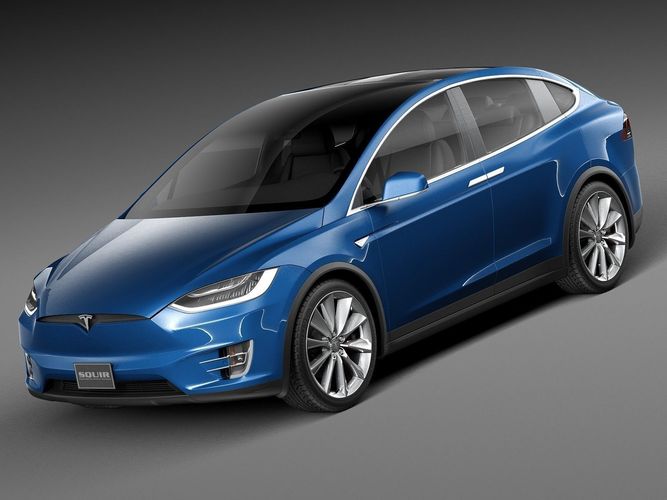 Tesla Model X 2017 3D model