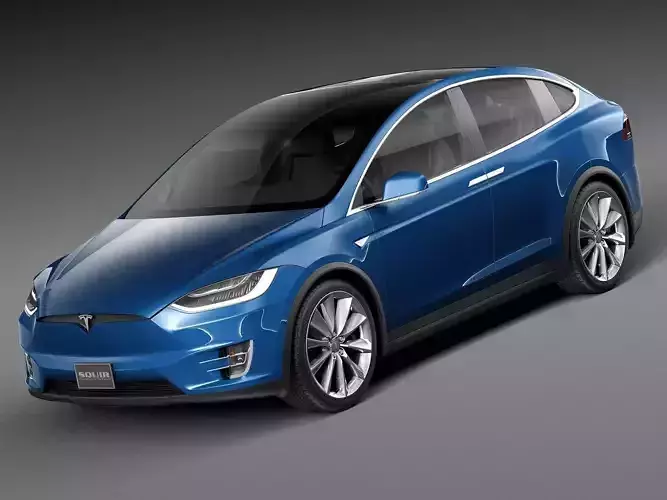 Tesla Model X 2017 3D model
