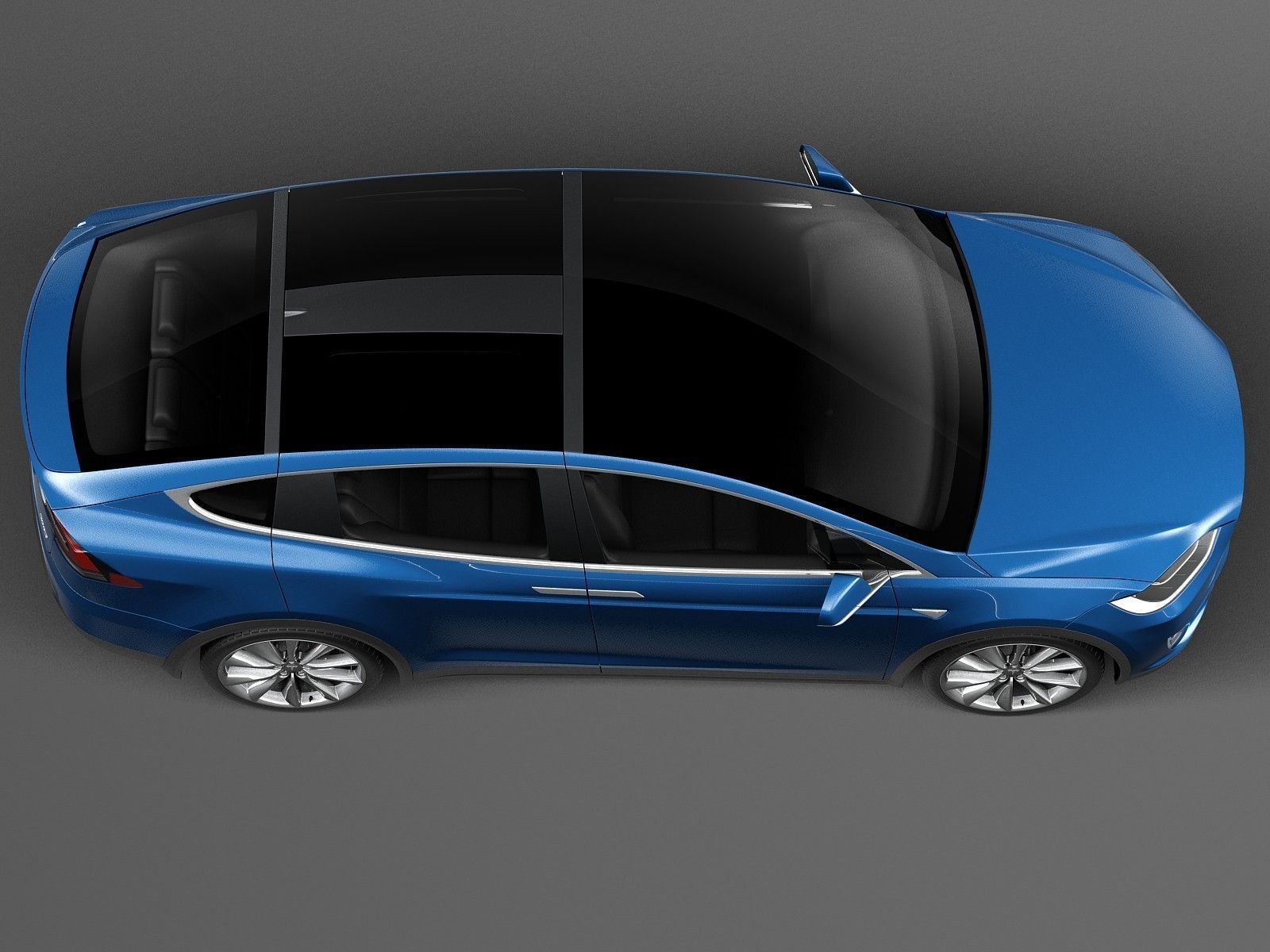 Tesla Model X 2017 3D model_7