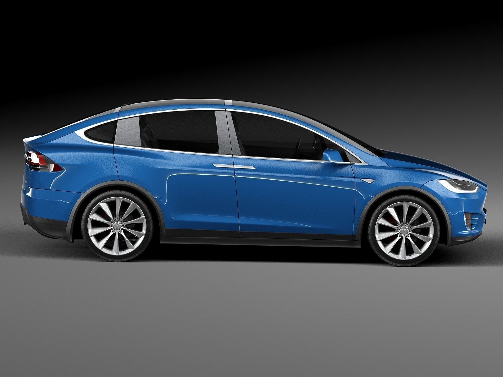 Tesla Model X 2017 3D model_5