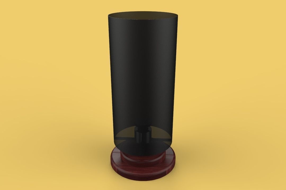 Nightlight VINTAGE WOODEN SLEEPING LAMP 3D model_3